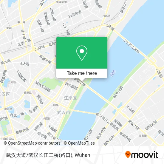 武汉大道/武汉长江二桥(路口) map