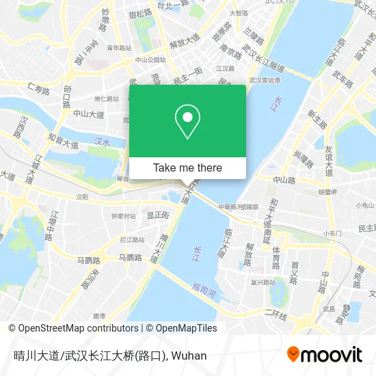 晴川大道/武汉长江大桥(路口) map