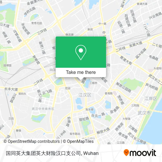 国同英大集团英大财险汉口支公司 map