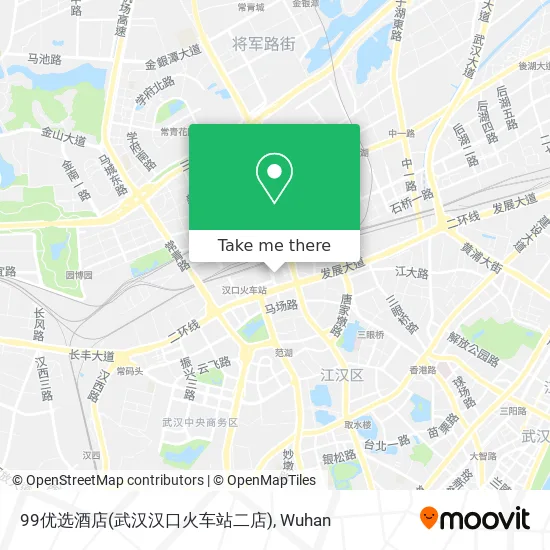 99优选酒店(武汉汉口火车站二店) map