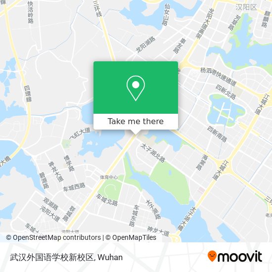 武汉外国语学校新校区 map