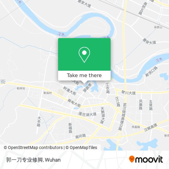 郭一刀专业修脚 map