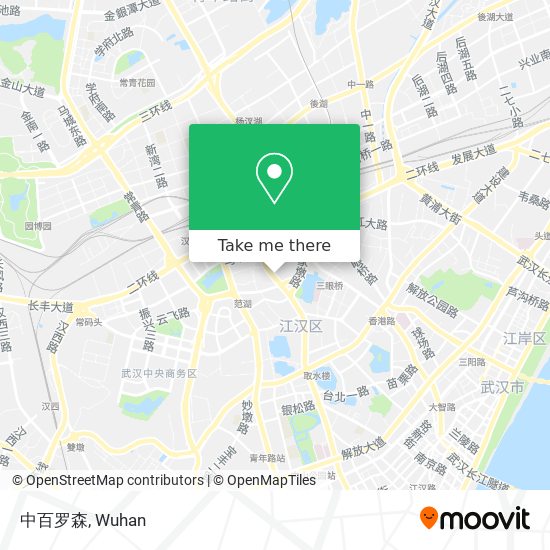 中百罗森 map