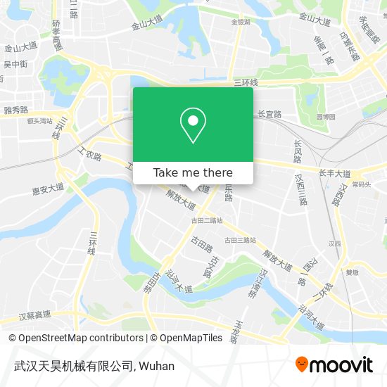 武汉天昊机械有限公司 map