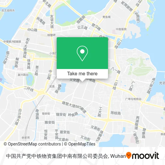 中国共产党中铁物资集团中南有限公司委员会 map