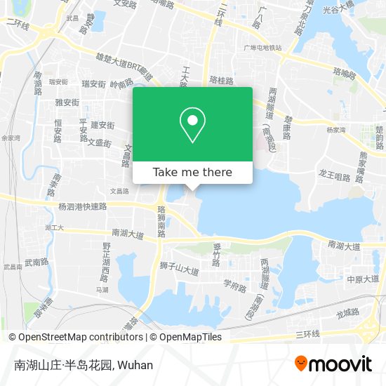 南湖山庄·半岛花园 map