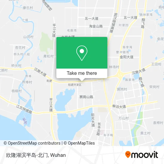 欣隆湖滨半岛-北门 map