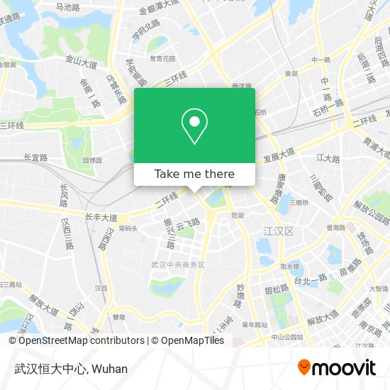 武汉恒大中心 map