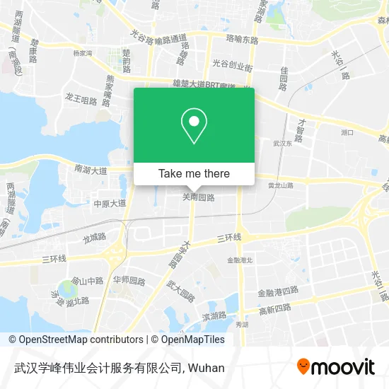 武汉学峰伟业会计服务有限公司 map