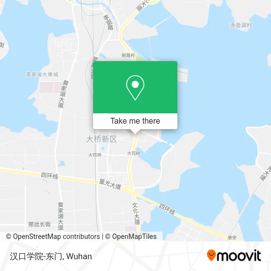 汉口学院-东门 map