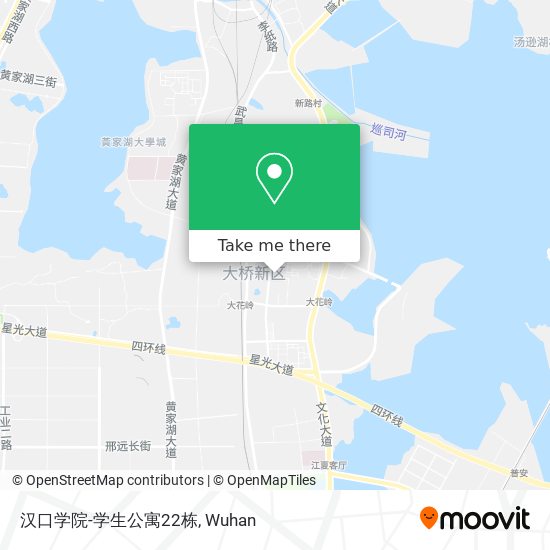 汉口学院-学生公寓22栋 map
