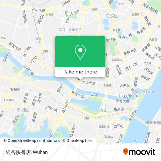 银杏快餐店 map