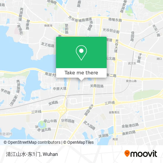 清江山水-东1门 map