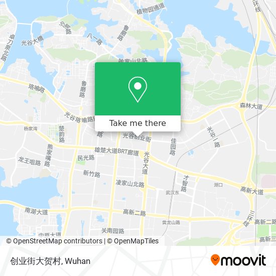 创业街大贺村 map