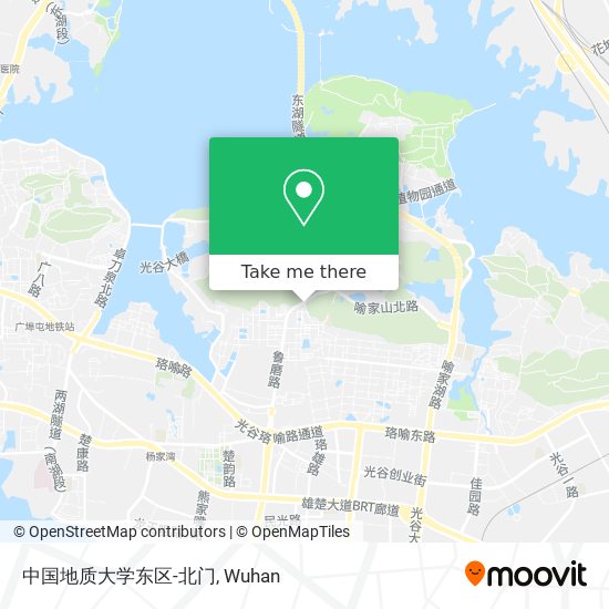 中国地质大学东区-北门 map