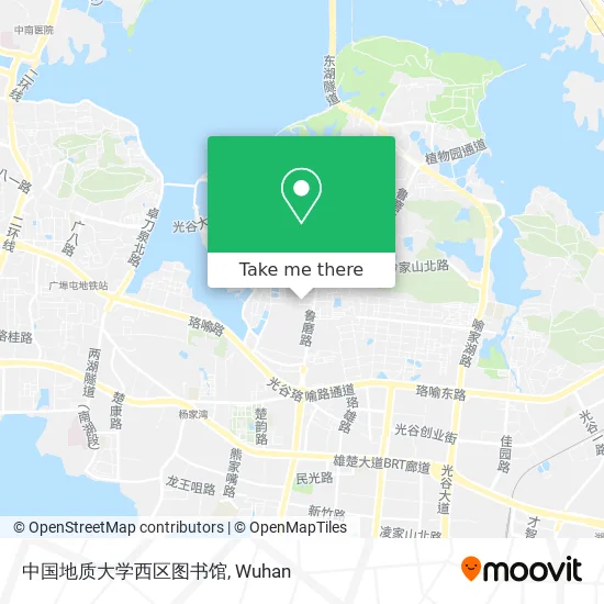 中国地质大学西区图书馆 map