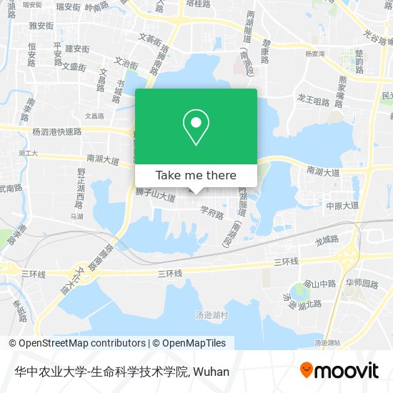 华中农业大学-生命科学技术学院 map