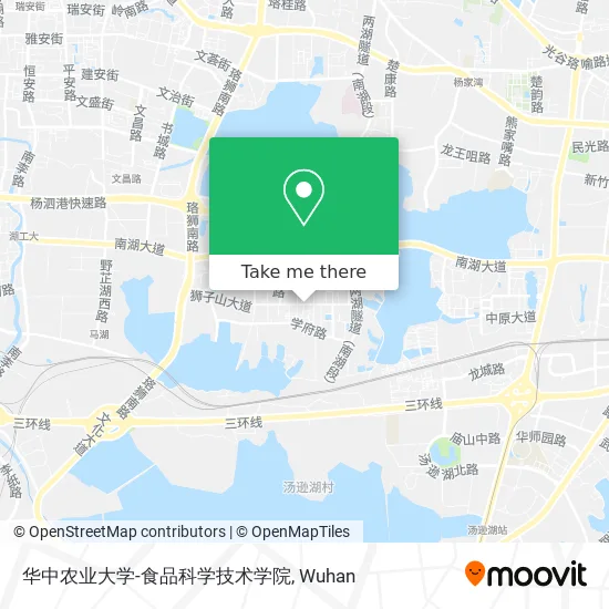华中农业大学-食品科学技术学院 map