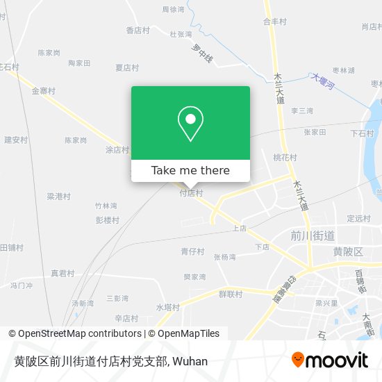 黄陂区前川街道付店村党支部 map