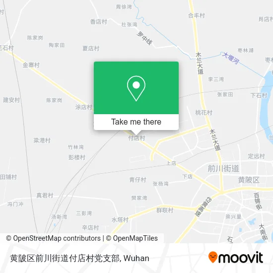 黄陂区前川街道付店村党支部 map