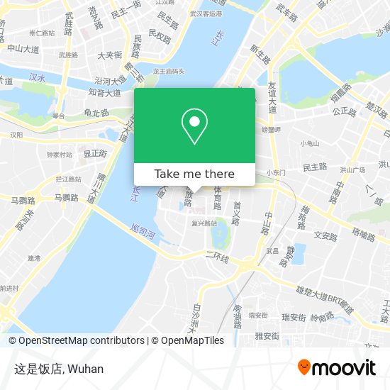 这是饭店 map