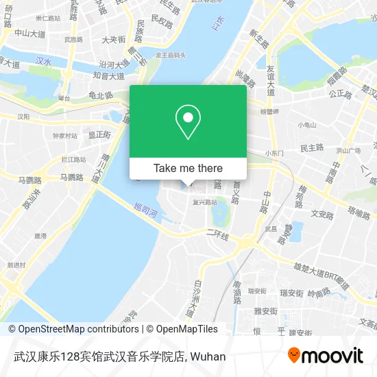武汉康乐128宾馆武汉音乐学院店 map