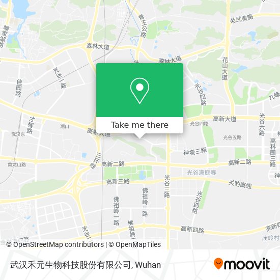 武汉禾元生物科技股份有限公司 map