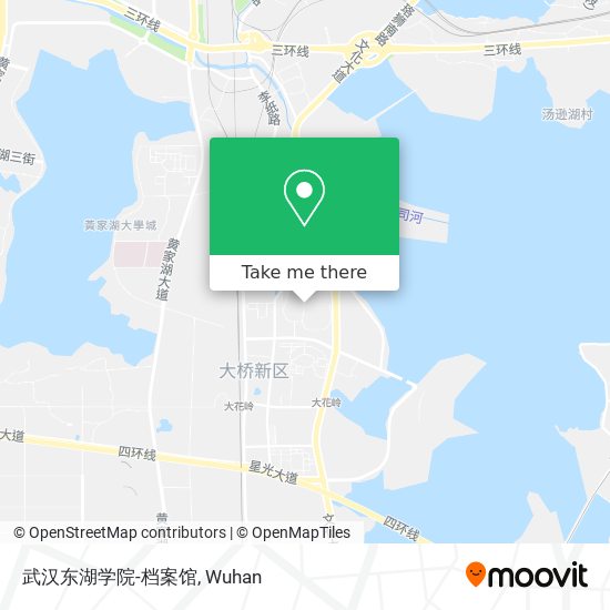 武汉东湖学院-档案馆 map
