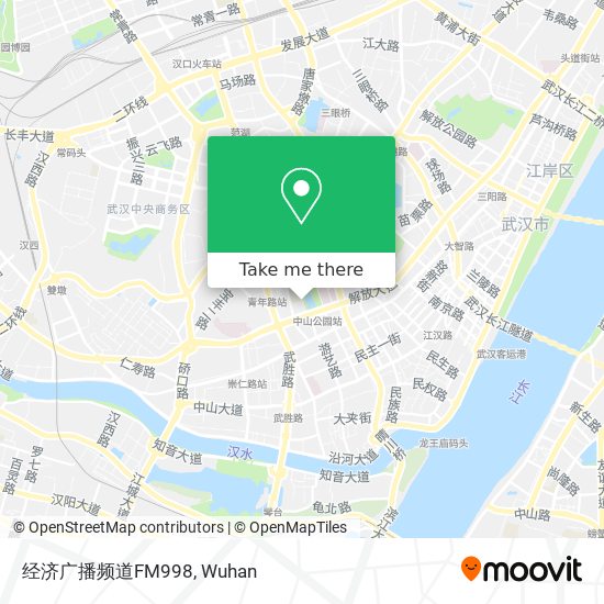 经济广播频道FM998 map