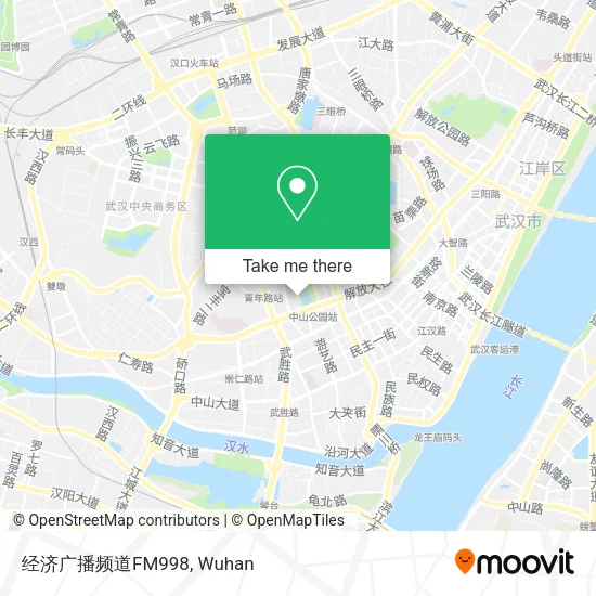 经济广播频道FM998 map