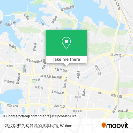 武汉以梦为马晶晶的共享民宿 map