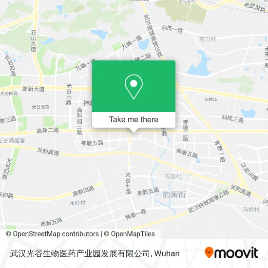 武汉光谷生物医药产业园发展有限公司 map