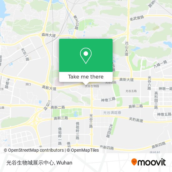 光谷生物城展示中心 map