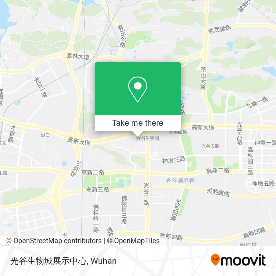 光谷生物城展示中心 map