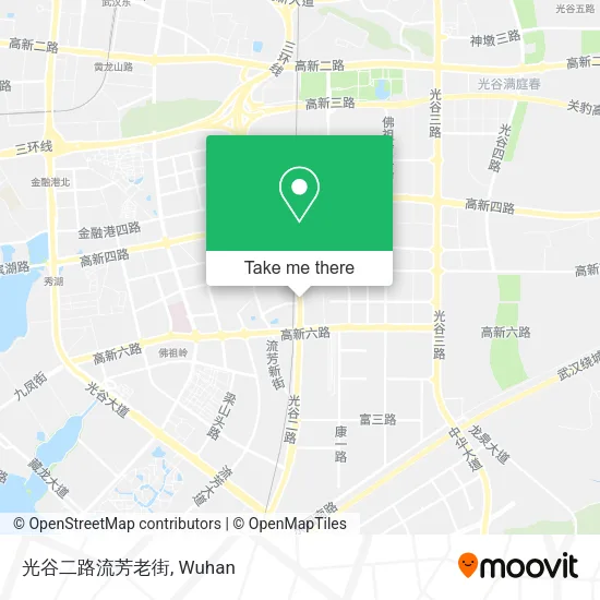 光谷二路流芳老街 map