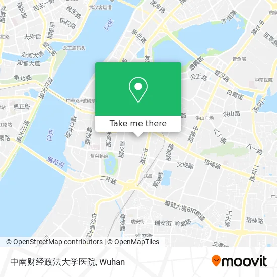 中南财经政法大学医院 map