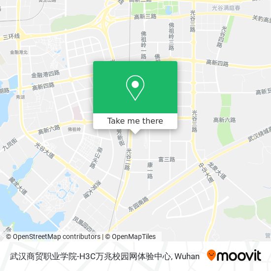 武汉商贸职业学院-H3C万兆校园网体验中心 map