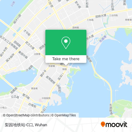 梨园地铁站-C口 map