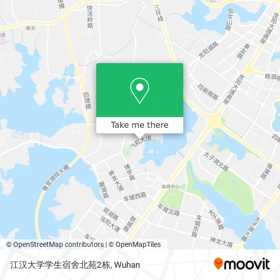 江汉大学学生宿舍北苑2栋 map
