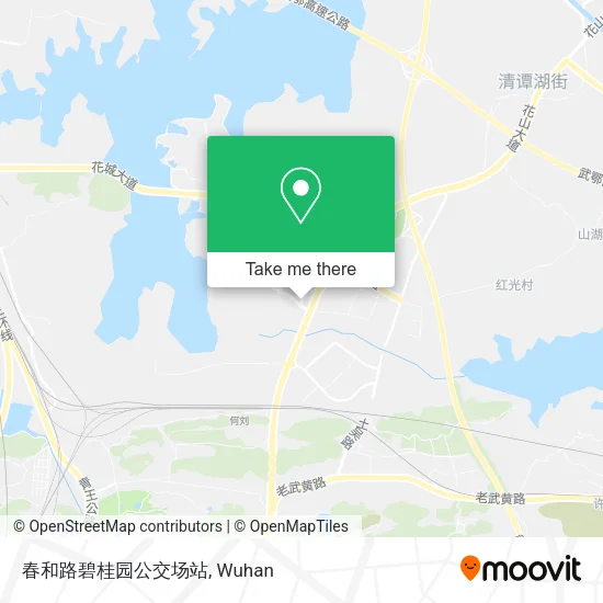 春和路碧桂园公交场站 map