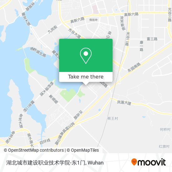 湖北城市建设职业技术学院-东1门 map