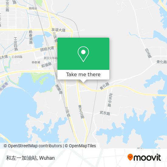 和左一加油站 map
