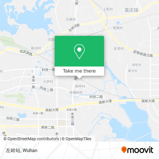 左岭站 map