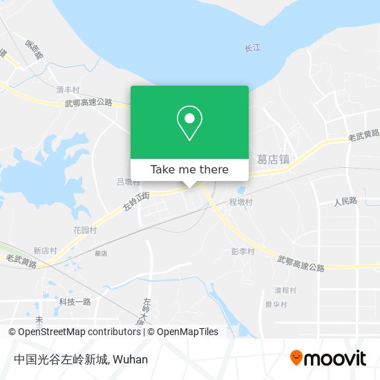 中国光谷左岭新城 map