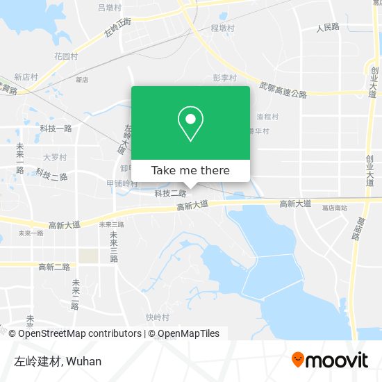 左岭建材 map