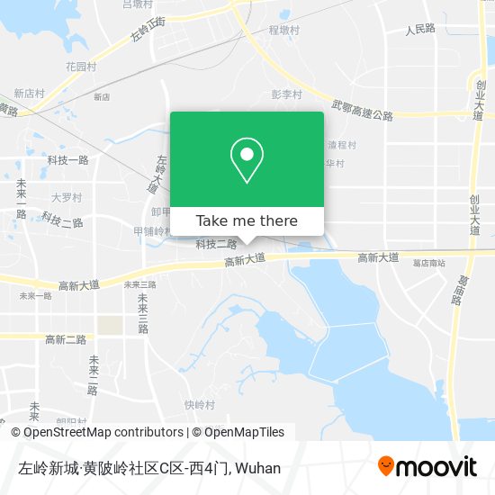 左岭新城·黄陂岭社区C区-西4门 map