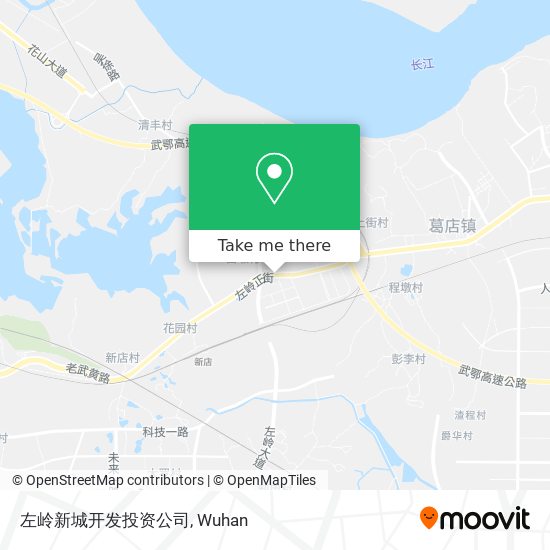 左岭新城开发投资公司 map