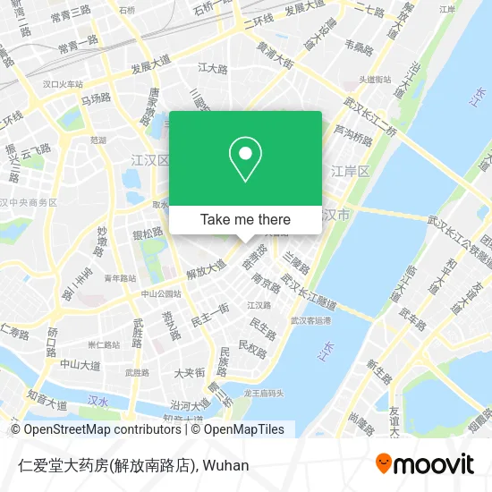 仁爱堂大药房(解放南路店) map
