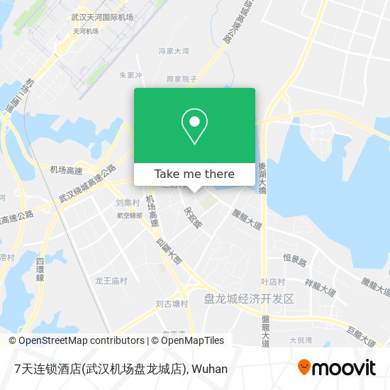 7天连锁酒店(武汉机场盘龙城店) map