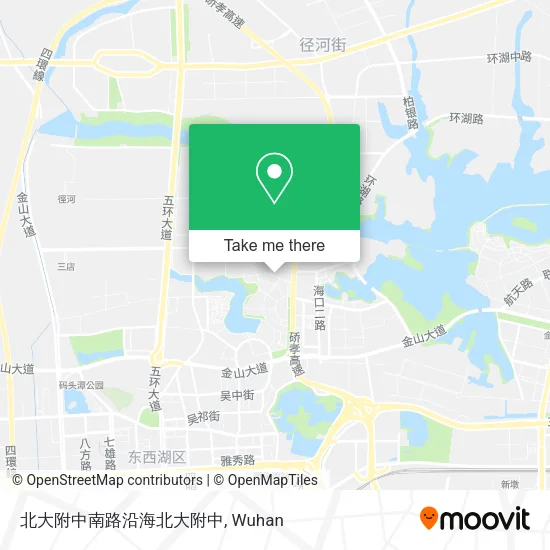 北大附中南路沿海北大附中 map